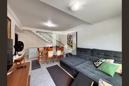 Sala de casa à venda com 4 quartos, 151m² em Vila Alzira, Santo André