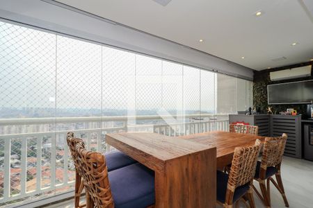 Varanda da Sala de apartamento à venda com 3 quartos, 145m² em Vila Sonia, São Paulo