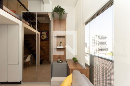 Studio de kitnet/studio para alugar com 1 quarto, 32m² em Indianópolis, São Paulo