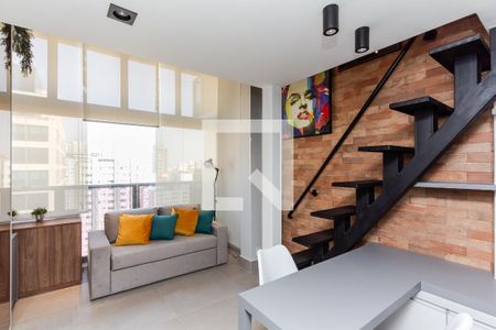 Studio de kitnet/studio para alugar com 1 quarto, 32m² em Indianópolis, São Paulo