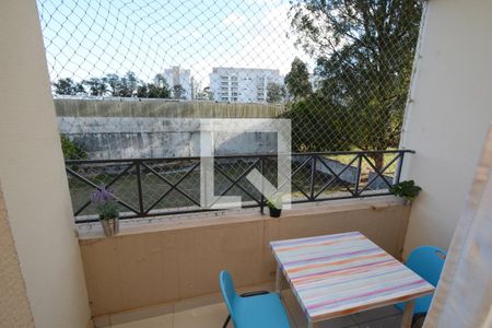 Varanda da Sala de apartamento à venda com 2 quartos, 63m² em Vila Isa, São Paulo