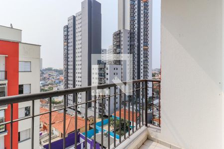 Varanda da Sala de apartamento para alugar com 2 quartos, 50m² em Parque Maria Helena, São Paulo