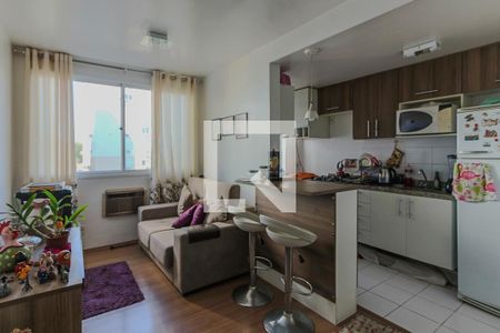 Sala de apartamento à venda com 2 quartos, 49m² em Cristal, Porto Alegre