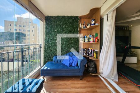 Varanda Gourmet de apartamento à venda com 3 quartos, 96m² em Independência, São Bernardo do Campo