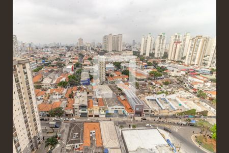 Sala/Cozinha - Vista de apartamento à venda com 1 quarto, 28m² em Belenzinho, São Paulo