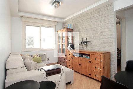 Sala de apartamento à venda com 1 quarto, 42m² em Jardim do Salso, Porto Alegre