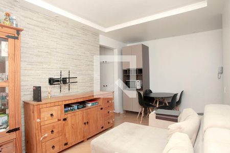 Sala de apartamento à venda com 1 quarto, 42m² em Jardim do Salso, Porto Alegre