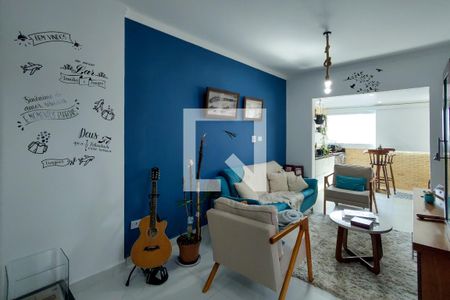 Sala de apartamento para alugar com 2 quartos, 88m² em Cidade Ocian, Praia Grande