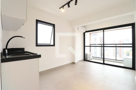 Sala/Cozinha de kitnet/studio para alugar com 1 quarto, 29m² em Pompeia, São Paulo