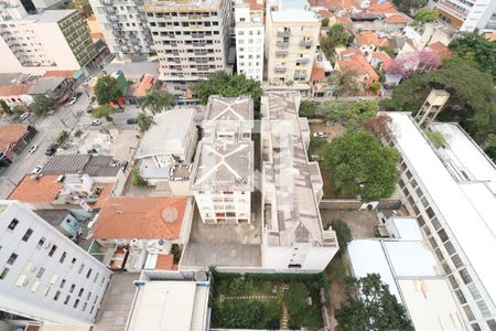 Vista da Varanda de kitnet/studio à venda com 1 quarto, 29m² em Pompeia, São Paulo