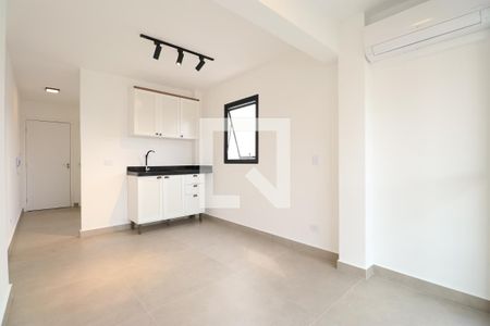 Sala/Cozinha de kitnet/studio para alugar com 1 quarto, 29m² em Pompeia, São Paulo