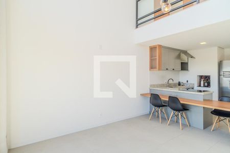 Sala de apartamento à venda com 1 quarto, 58m² em Azenha, Porto Alegre