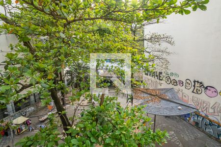 Sala vista da janela de apartamento à venda com 2 quartos, 78m² em Flamengo, Rio de Janeiro