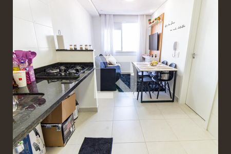 Sala/Cozinha de apartamento para alugar com 1 quarto, 30m² em Belenzinho, São Paulo