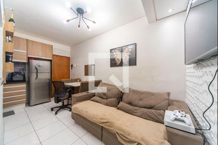 Sala de apartamento à venda com 2 quartos, 84m² em Jardim Las Vegas, Santo André