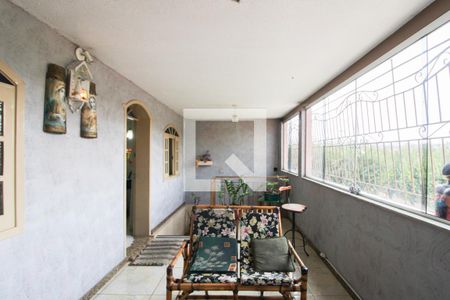 Varanda da Sala casa 1 de casa à venda com 3 quartos, 360m² em São Salvador, Belo Horizonte