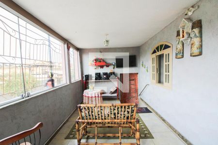 Varanda da Sala casa 1 de casa à venda com 3 quartos, 360m² em São Salvador, Belo Horizonte