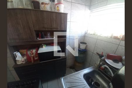 Cozinha de apartamento para alugar com 1 quarto, 60m² em Centro, São Vicente