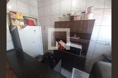 Cozinha de apartamento para alugar com 1 quarto, 60m² em Centro, São Vicente