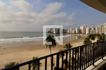 Vista de apartamento para alugar com 4 quartos, 150m² em Jardim Asturias, Guarujá