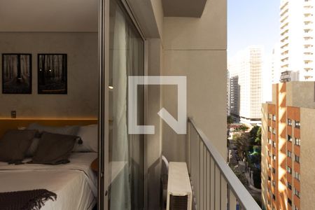 Studio para alugar com 25m², 1 quarto e sem vaga Studio para alugar com 25m², 1 quarto e sem vagaVaranda