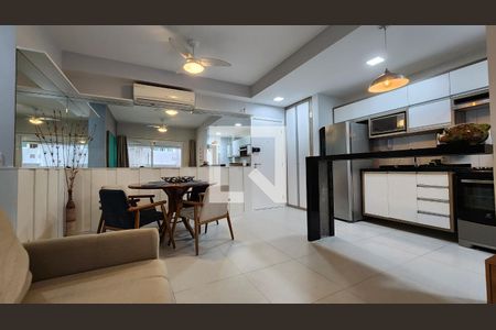 Sala de apartamento para alugar com 2 quartos, 80m² em Gonzaga, Santos