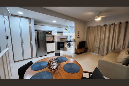 Sala de apartamento para alugar com 2 quartos, 80m² em Gonzaga, Santos