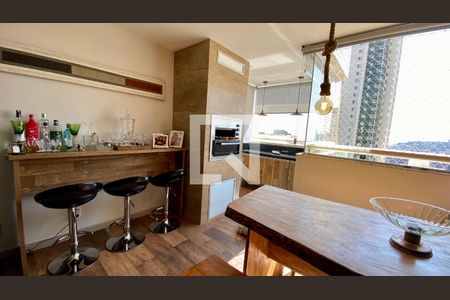 Varanda gourmet de apartamento à venda com 4 quartos, 120m² em Buritis, Belo Horizonte