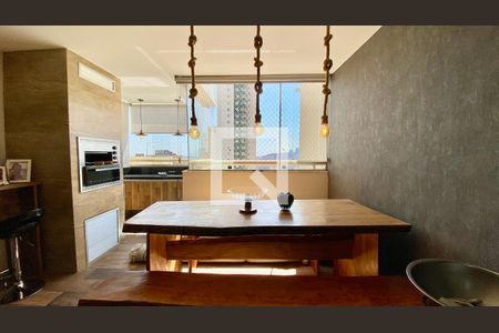 Varanda gourmet de apartamento à venda com 4 quartos, 120m² em Buritis, Belo Horizonte