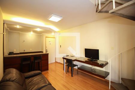 Sala de apartamento para alugar com 1 quarto, 42m² em Funcionários, Belo Horizonte