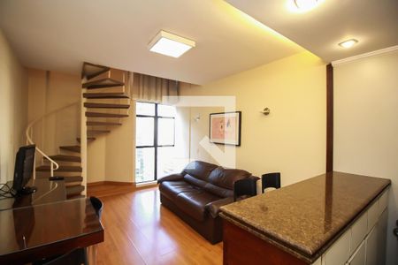 Sala de apartamento para alugar com 1 quarto, 42m² em Funcionários, Belo Horizonte