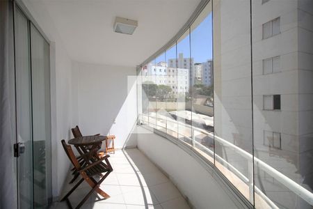 Varanda de apartamento à venda com 3 quartos, 78m² em Silveira, Belo Horizonte