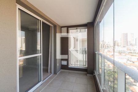 Varanda  de apartamento à venda com 1 quarto, 50m² em Vila Gomes Cardim, São Paulo