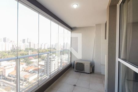 Varanda  de apartamento à venda com 1 quarto, 50m² em Vila Gomes Cardim, São Paulo