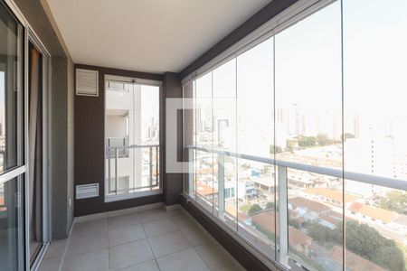 Varanda  de apartamento à venda com 1 quarto, 50m² em Vila Gomes Cardim, São Paulo