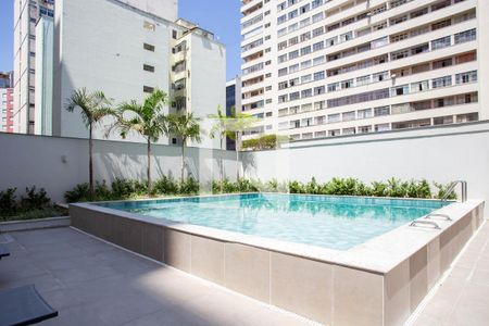 Área comum - Piscina de apartamento para alugar com 2 quartos, 100m² em Centro, Belo Horizonte