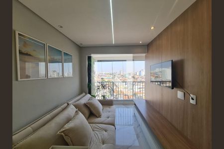 Sala  de apartamento à venda com 2 quartos, 49m² em Vila Rosália, Guarulhos