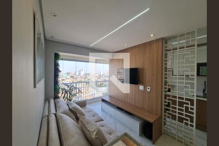 Sala  de apartamento à venda com 2 quartos, 49m² em Vila Rosália, Guarulhos