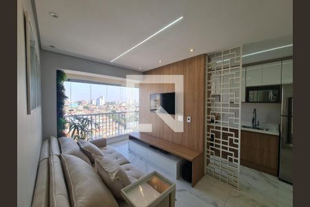 Sala  de apartamento à venda com 2 quartos, 49m² em Vila Rosália, Guarulhos