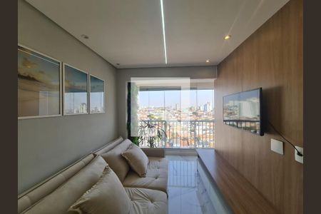 Sala  de apartamento à venda com 2 quartos, 49m² em Vila Rosália, Guarulhos