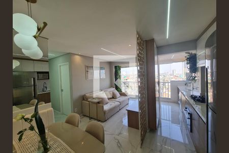 Sala  de apartamento à venda com 2 quartos, 49m² em Vila Rosália, Guarulhos