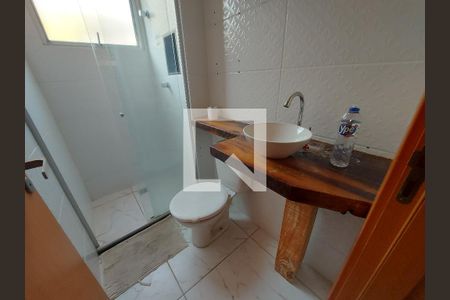 Banheiro de apartamento para alugar com 2 quartos, 69m² em Bairro Empresarial do Mandu, Contagem