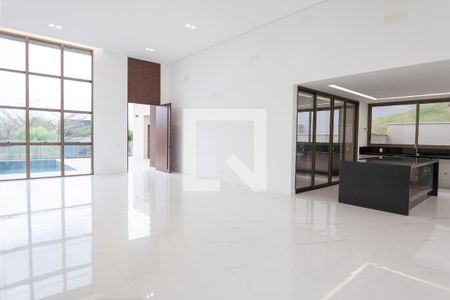 sala de casa de condomínio à venda com 4 quartos, 386m² em Jardim Serrano, Nova Lima