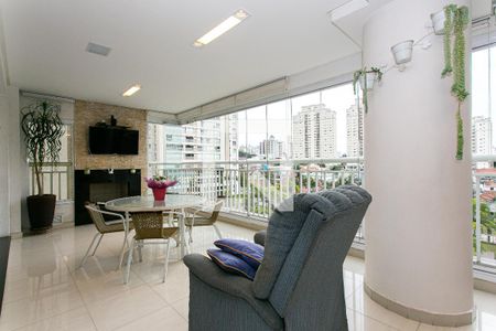 Varanda gourmet de apartamento à venda com 4 quartos, 171m² em Chácara Santo Antônio (zona Leste), São Paulo