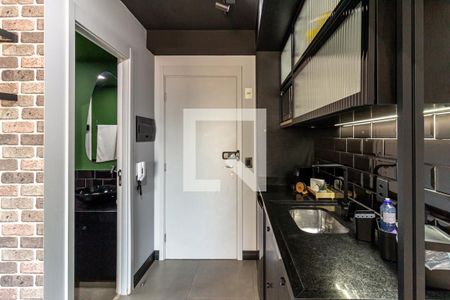 Cozinha de kitnet/studio à venda com 1 quarto, 25m² em Santa Ifigênia, São Paulo