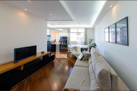 Sala de apartamento à venda com 3 quartos, 111m² em Buritis, Belo Horizonte