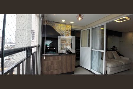 Varanda gourmet de apartamento à venda com 2 quartos, 64m² em Silveira, Santo André