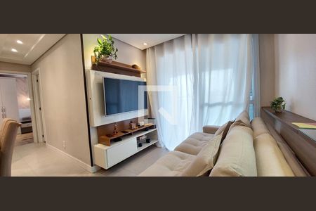 Sala de apartamento à venda com 2 quartos, 64m² em Silveira, Santo André