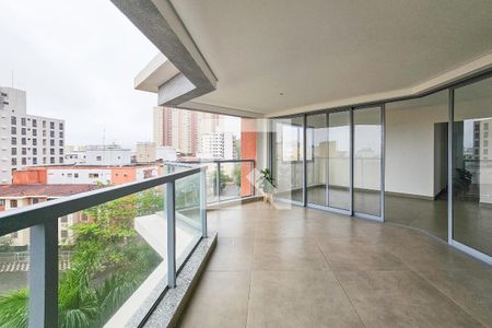 Sala de apartamento para alugar com 3 quartos, 150m² em  Jardim Tres Marias, Guarujá