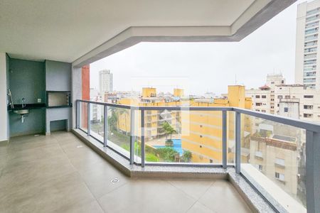 Sala de apartamento para alugar com 3 quartos, 150m² em  Jardim Tres Marias, Guarujá